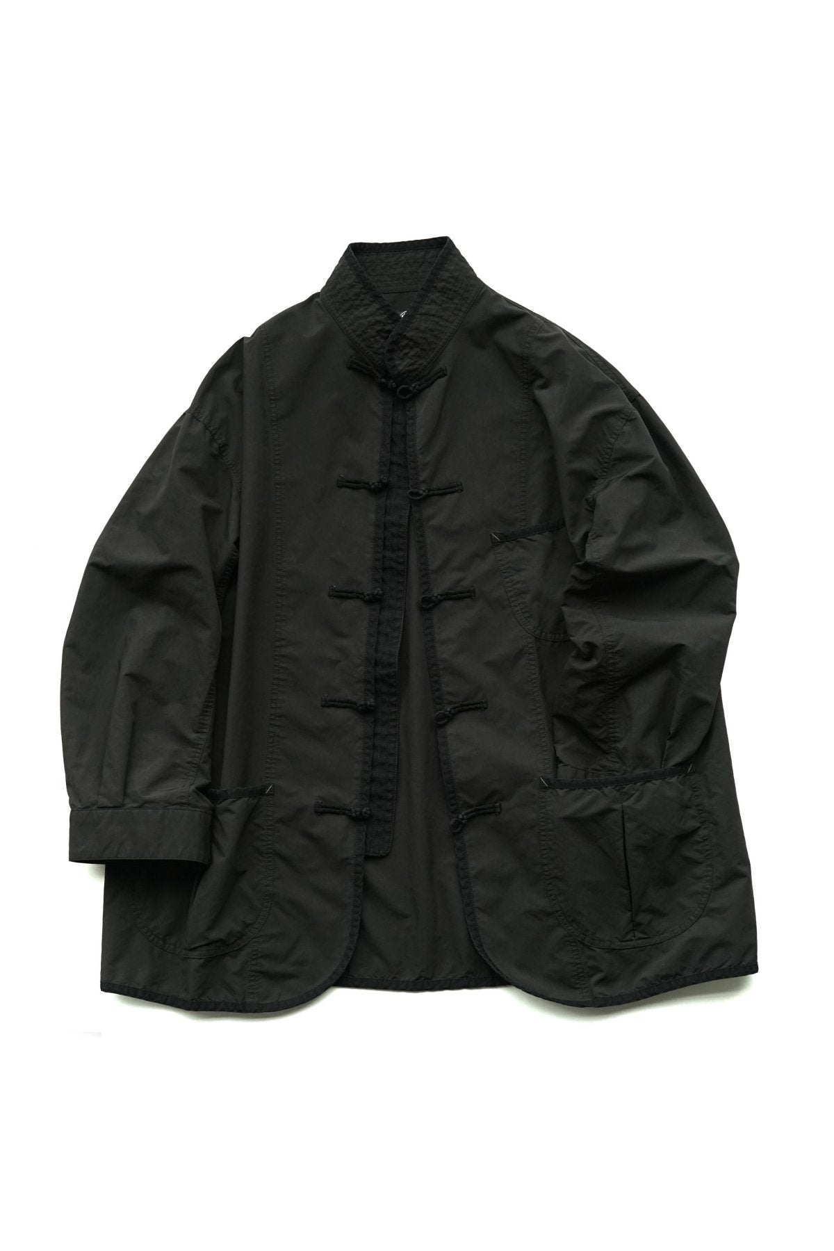 Porter Classic - WEATHER CHINESE COAT - BLACK