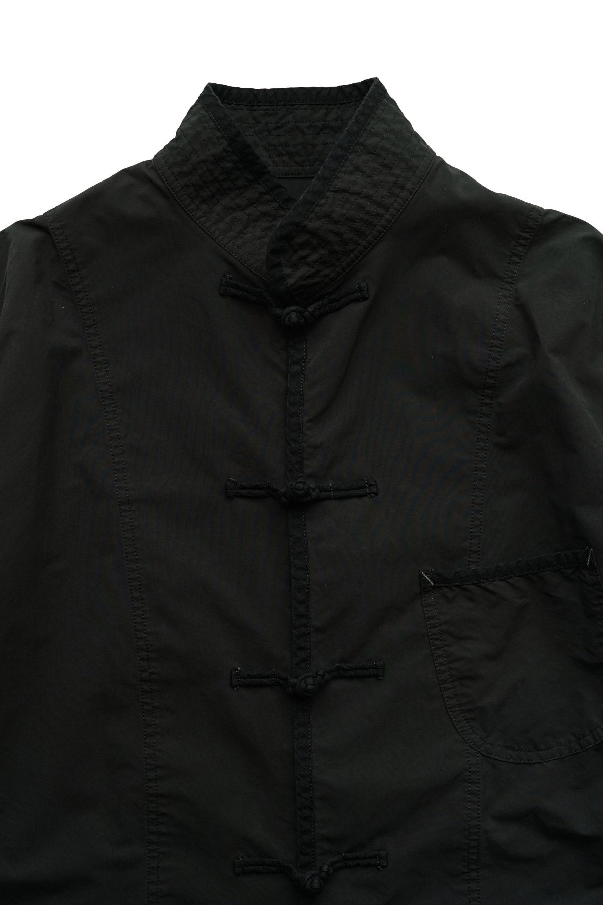 Porter Classic - WEATHER CHINESE COAT - BLACK