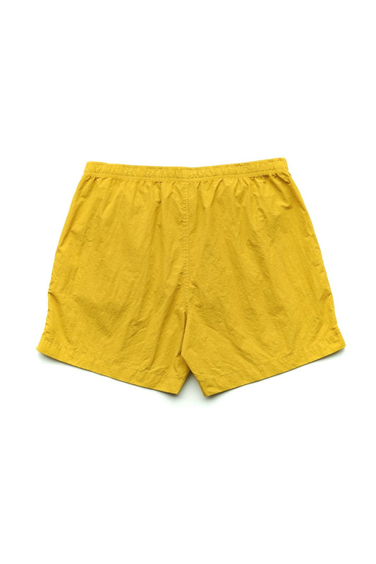 C.P. COMPANY - FLATT NYLON BEACH SHORTS - NUGGET GOLD