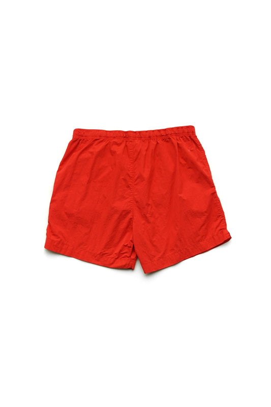 C.P. COMPANY - FLATT NYLON BEACH SHORTS - FIERY RED