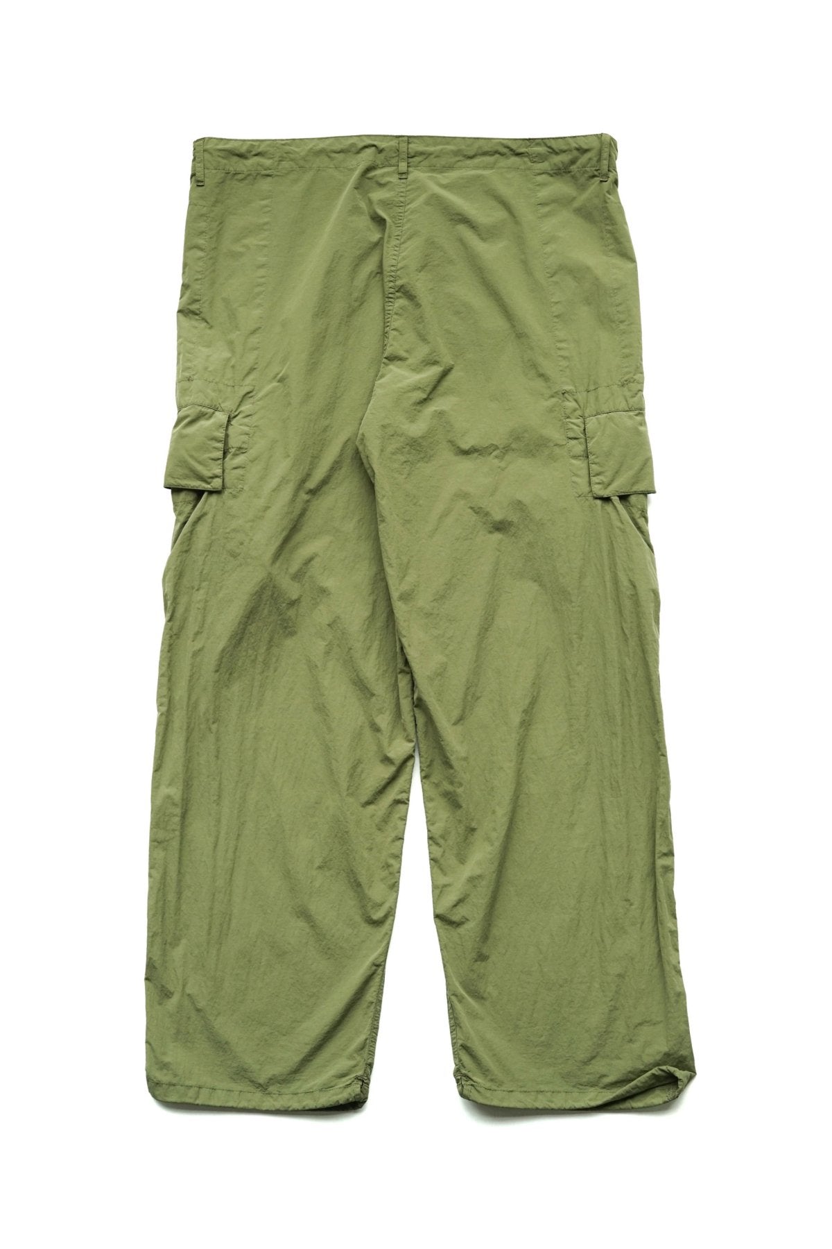 C.P. COMPANY - FLATT NYLON OVERSIZED PANTS - BURNT OLIVE