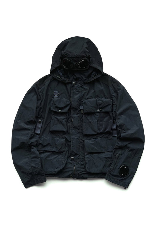 C.P. COMPANY - FLATT NYLON LA MILLE JACKET - TOTAL ECLIPSE