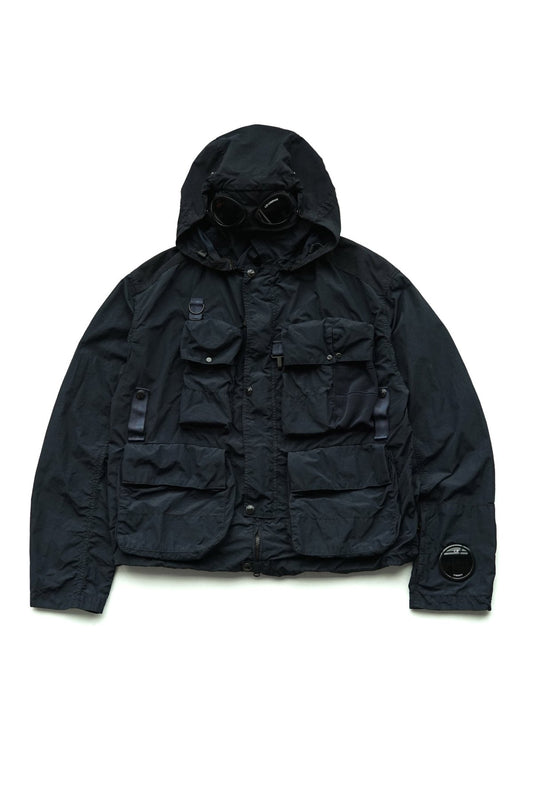 C.P. COMPANY - FLATT NYLON LA MILLE JACKET - TOTAL ECLIPSE