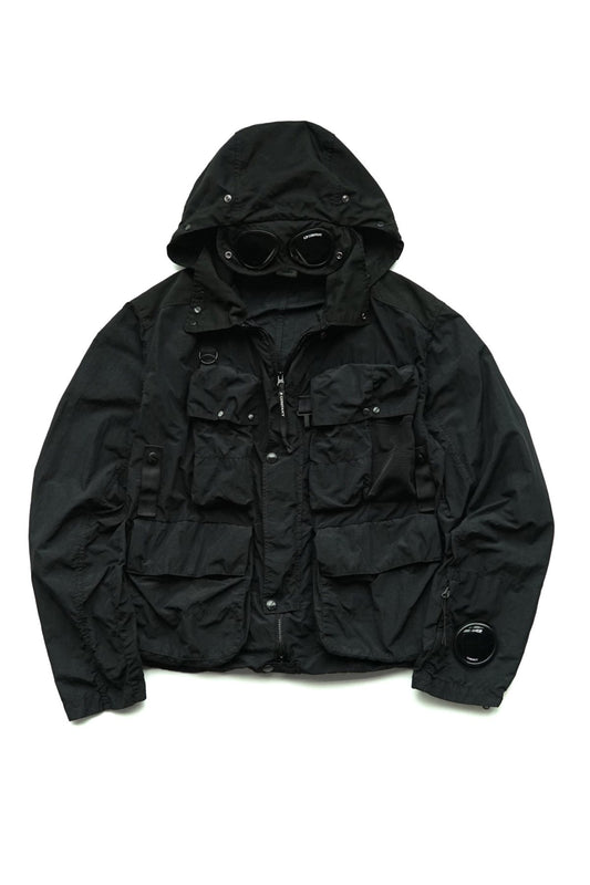 C.P. COMPANY - FLATT NYLON LA MILLE JACKET - BLACK