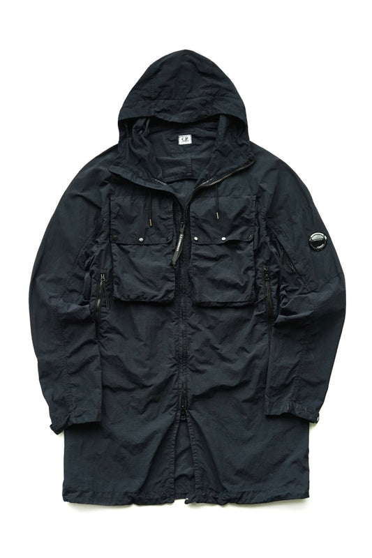 C.P. COMPANY - FLATT NYLON UTILITY JACKET - TOTAL ECLIPSE