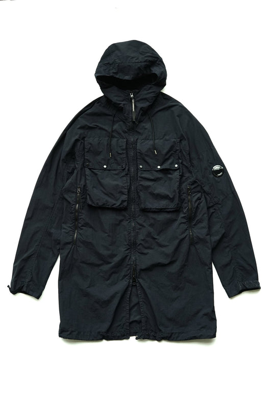 C.P. COMPANY - FLATT NYLON UTILITY JACKET - TOTAL ECLIPSE