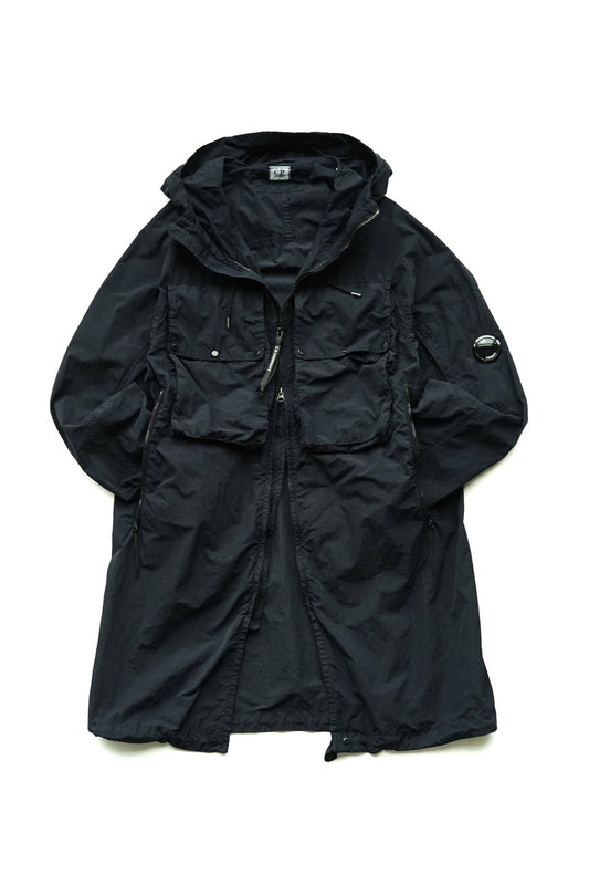 C.P. COMPANY - FLATT NYLON UTILITY JACKET - TOTAL ECLIPSE