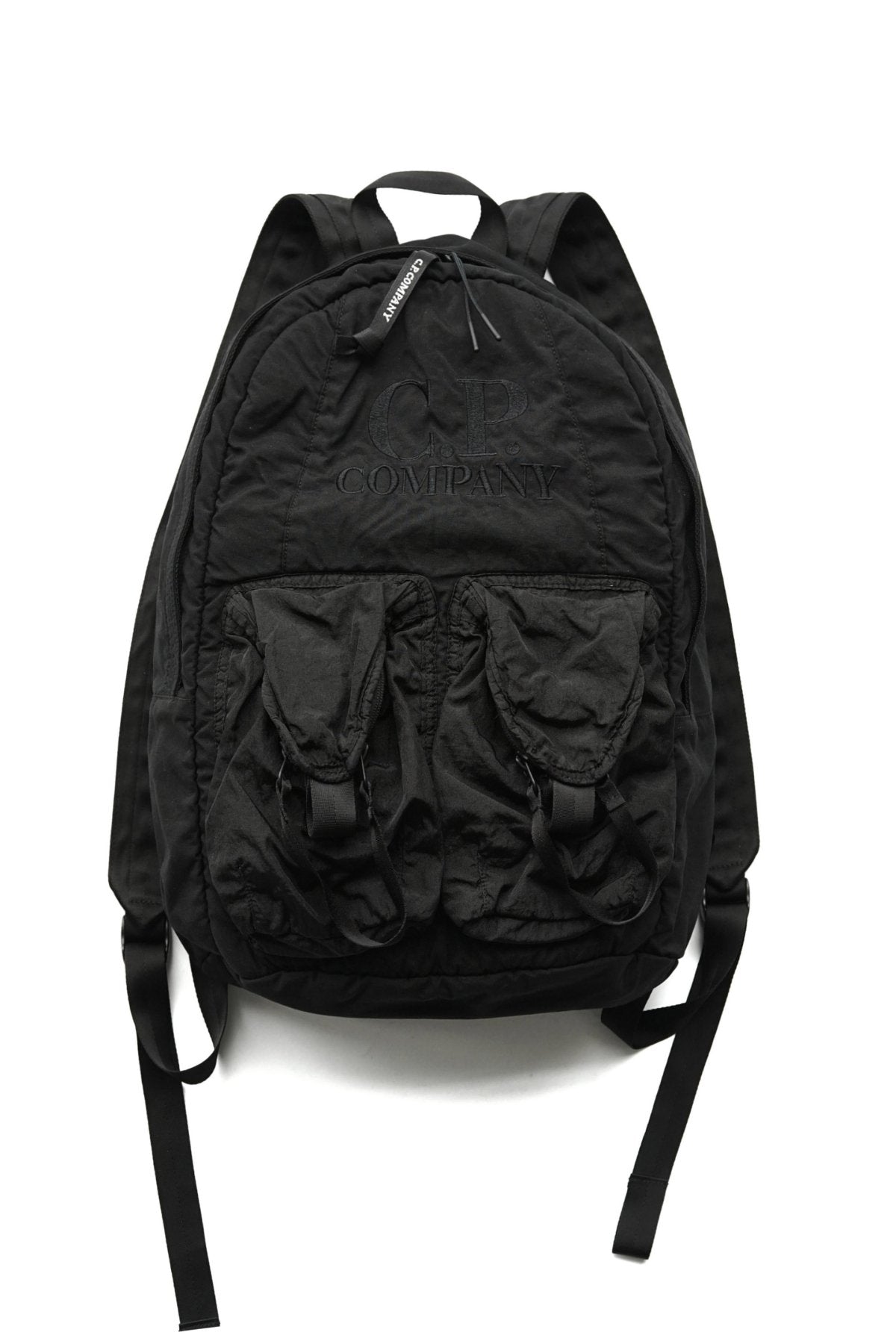 C.P. COMPANY - TAYLON P MIXED BACKPACK - BLACK