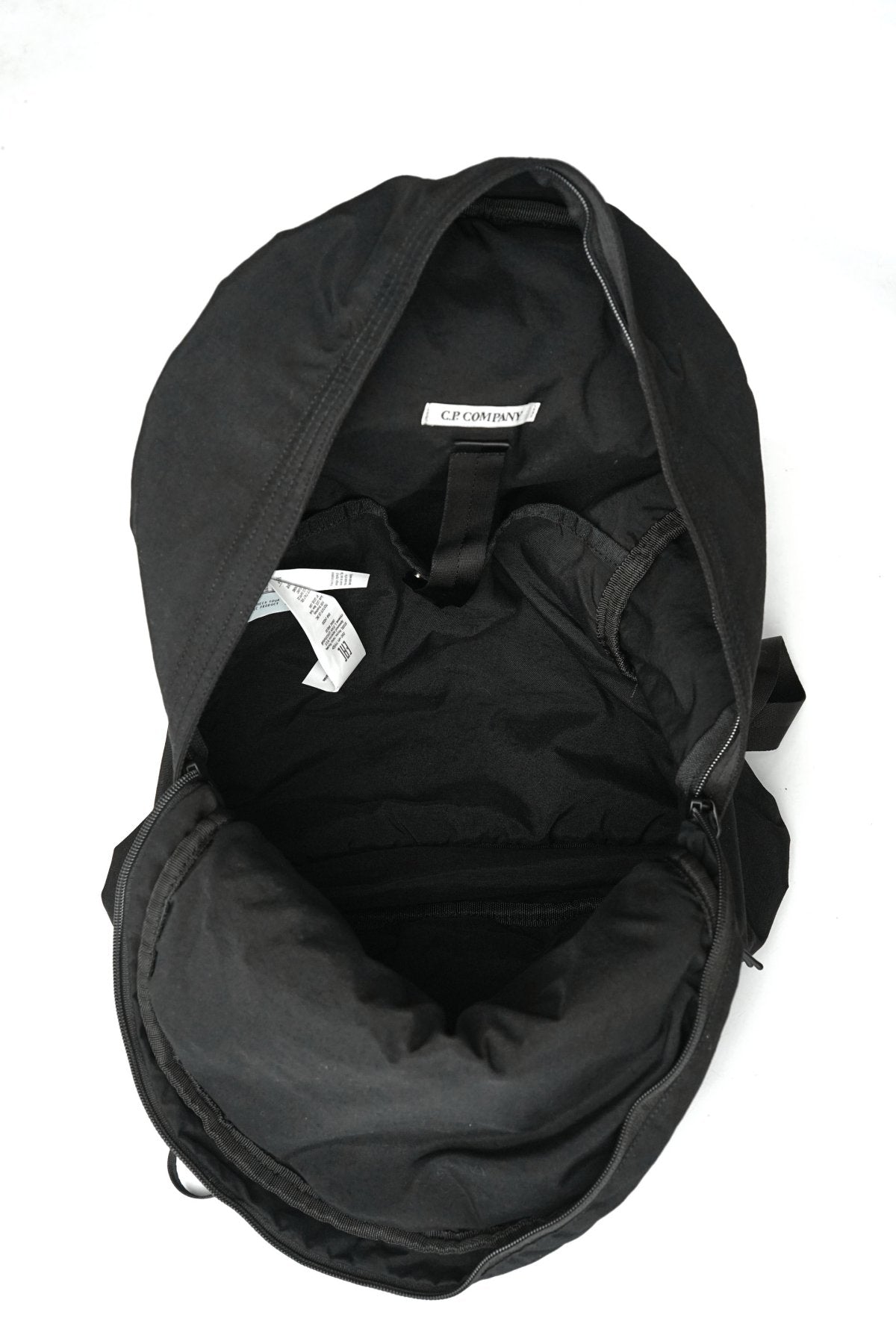 C.P. COMPANY - TAYLON P MIXED BACKPACK - BLACK