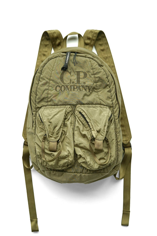 C.P. COMPANY - TAYLON P MIXED BACKPACK - IVY GREEN