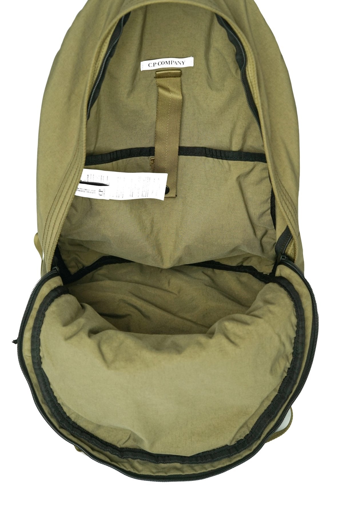 C.P. COMPANY - TAYLON P MIXED BACKPACK - IVY GREEN