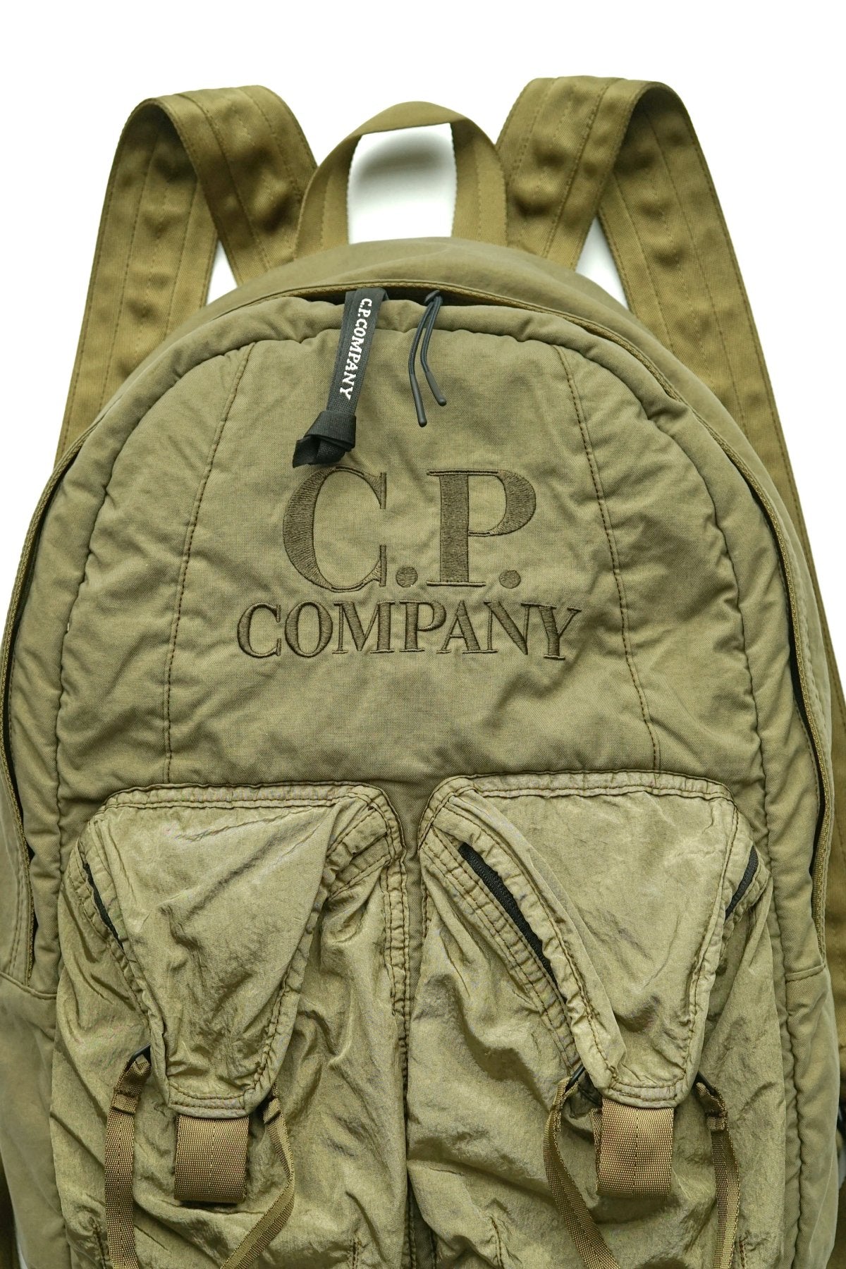 C.P. COMPANY - TAYLON P MIXED BACKPACK - IVY GREEN