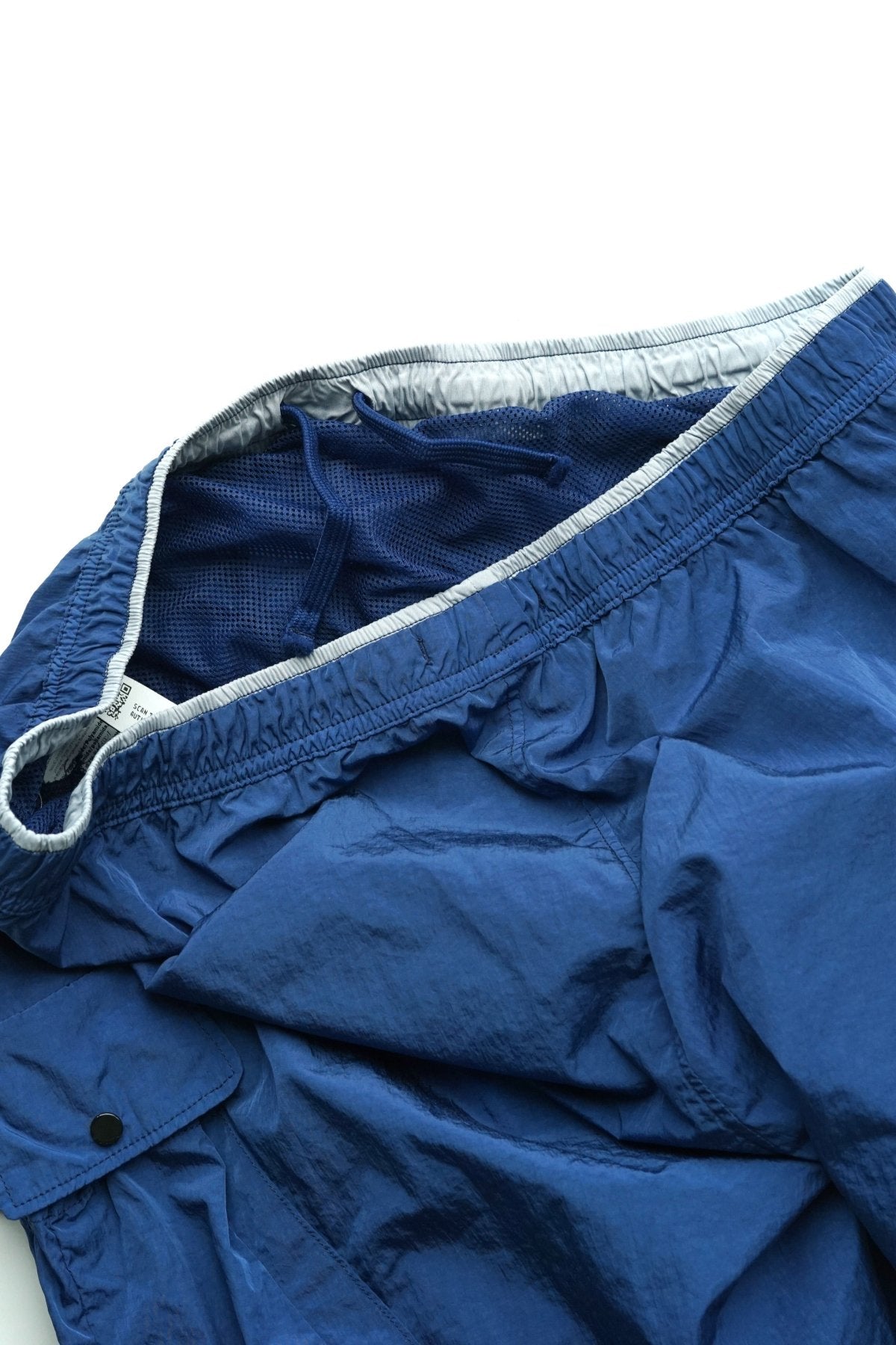 C.P. COMPANY - CHROME BEACH SHORTS - BLUE QUARTZ