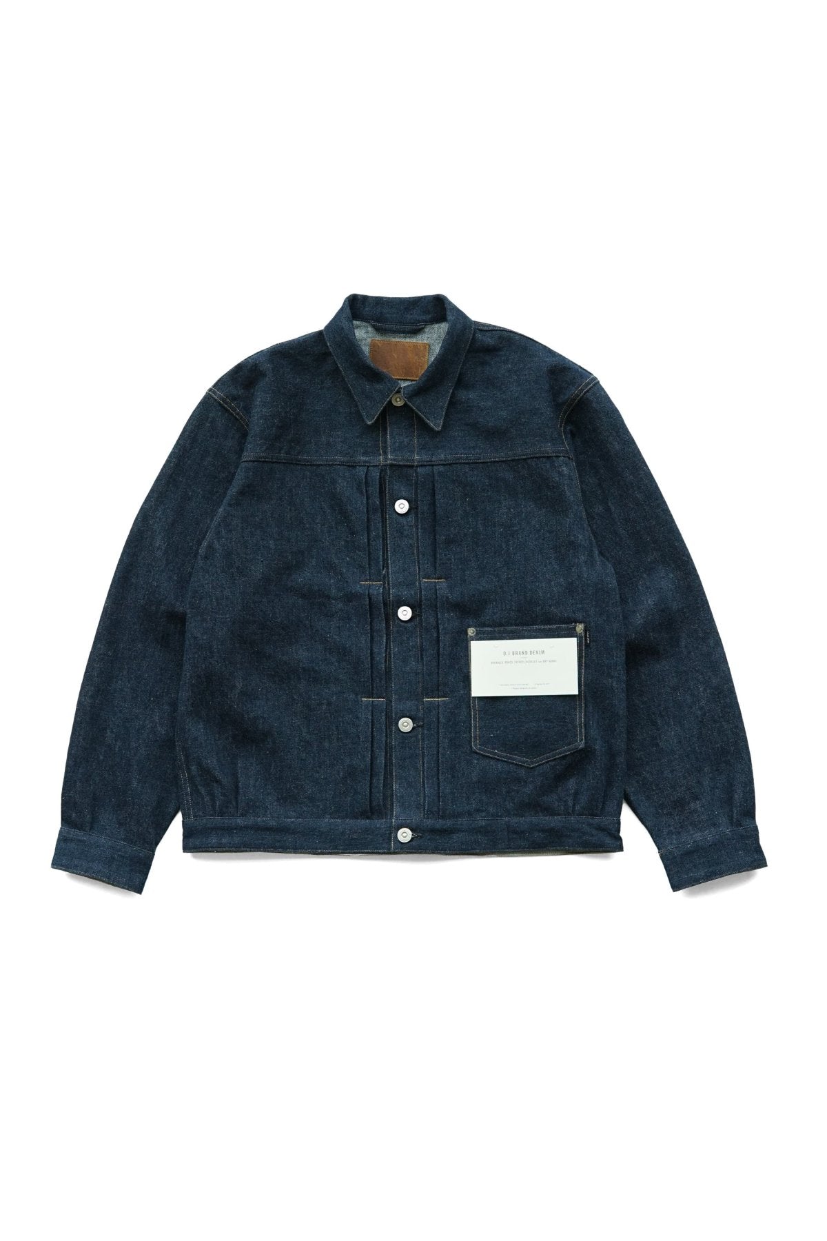 OLD JOE - RIVETED ONE POCKET JEAN JACKET - INDIGO