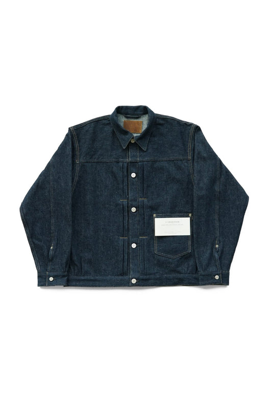 OLD JOE - RIVETED ONE POCKET JEAN JACKET - INDIGO