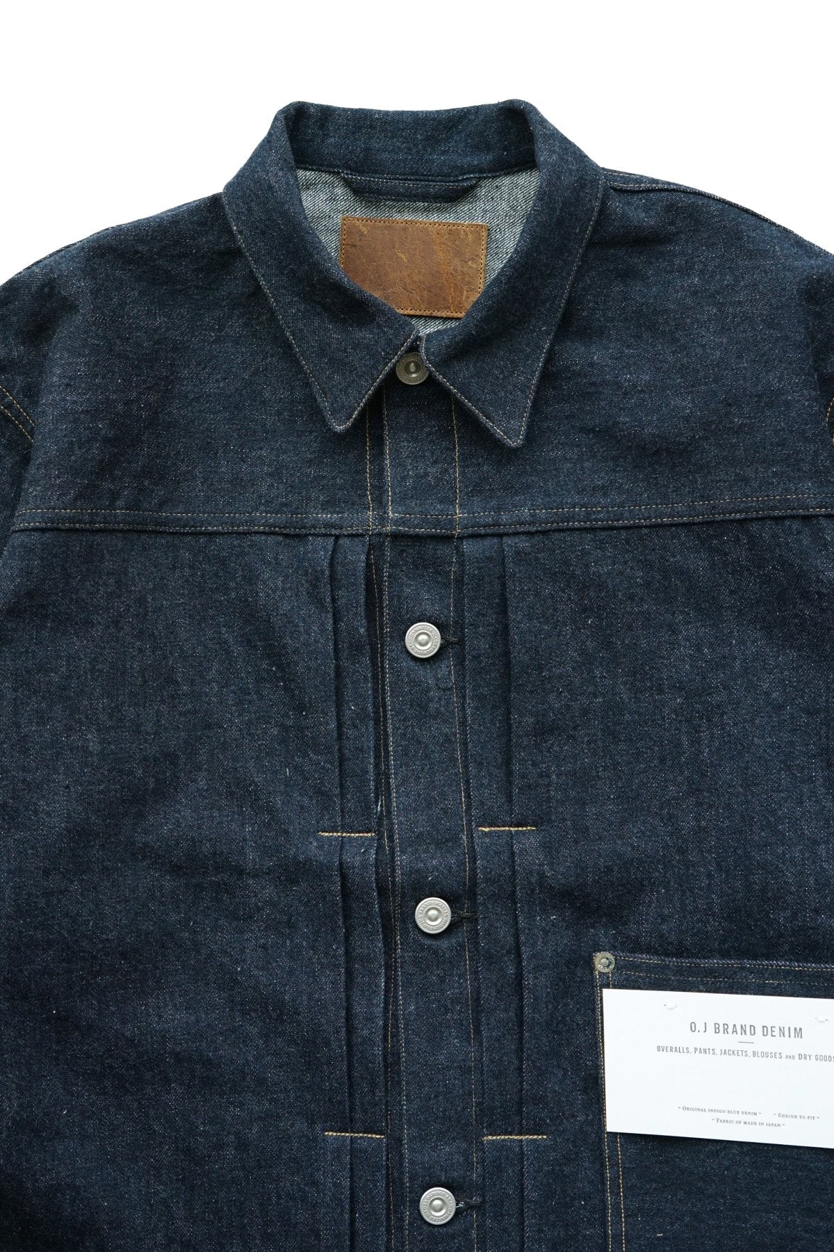 OLD JOE - RIVETED ONE POCKET JEAN JACKET - INDIGO