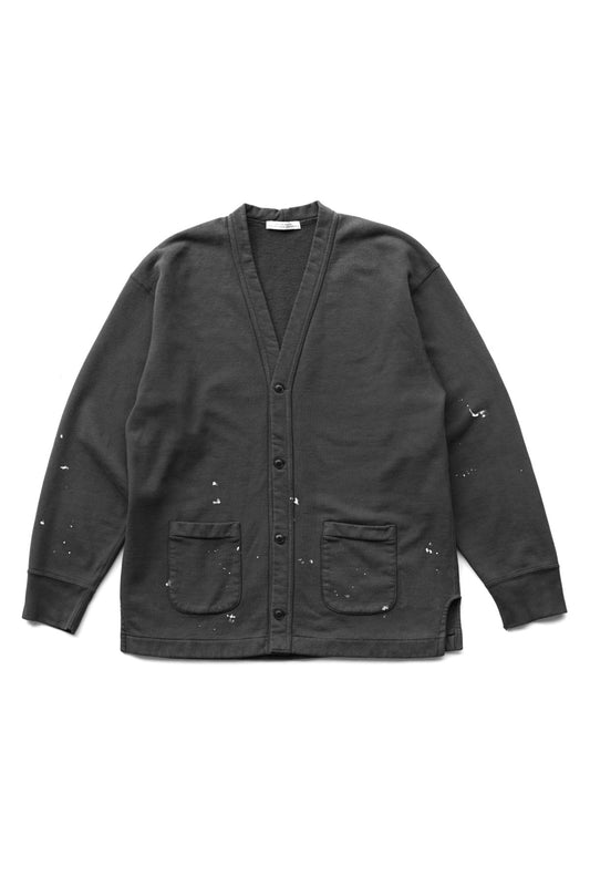 OLD JOE - PATINA SWEAT BUTTON CARDY - GRAPHITE