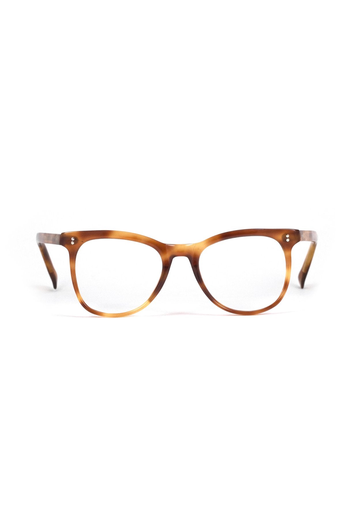 1960s FRANCE VINTAGE EYEGLASS HONEY AMBER - OPT-868