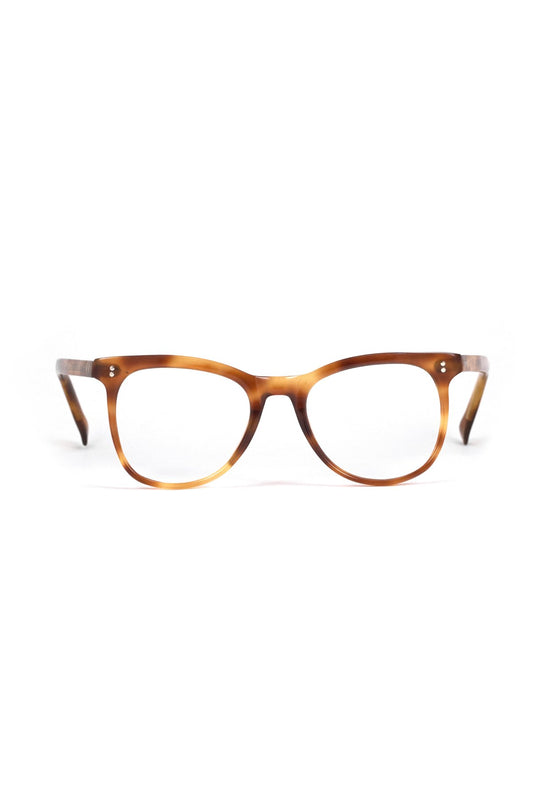 1960s FRANCE VINTAGE EYEGLASS HONEY AMBER - OPT-868