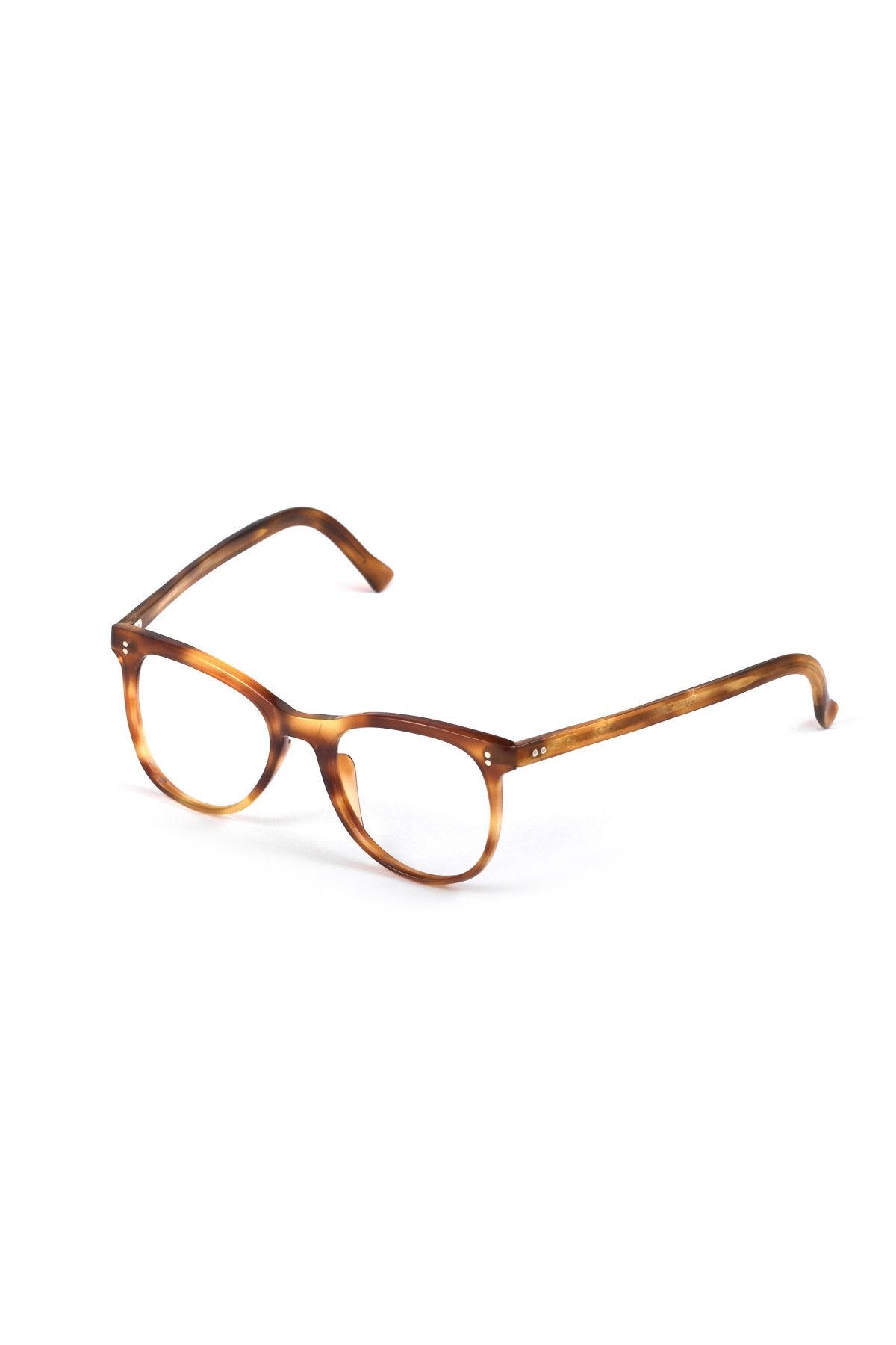 1960s FRANCE VINTAGE EYEGLASS HONEY AMBER - OPT-868