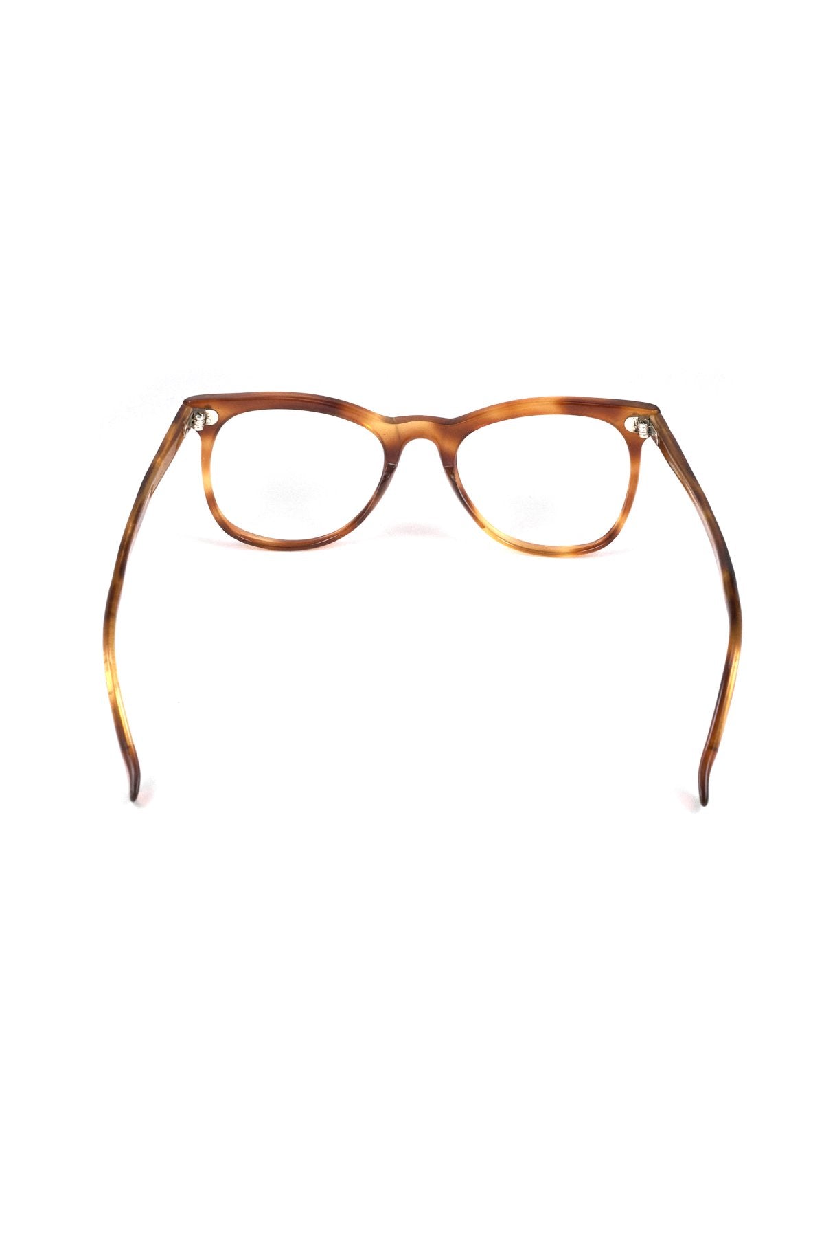 1960s FRANCE VINTAGE EYEGLASS HONEY AMBER - OPT-868