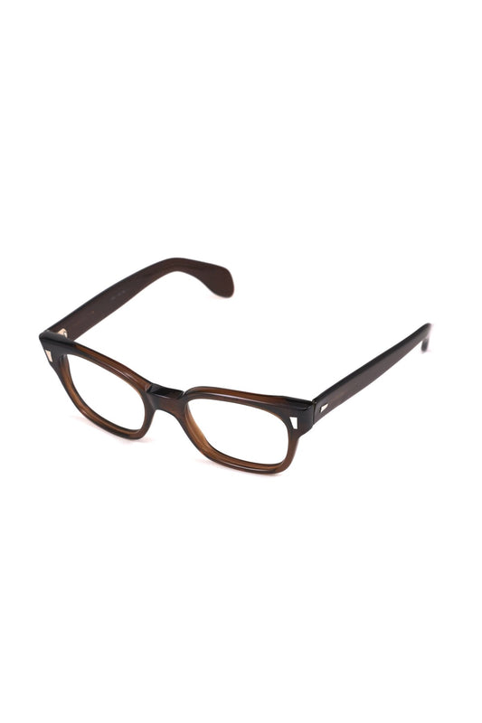 1960s FRANCE VINTAGE EYEGLASS BROWN SMOKE - OPT-874