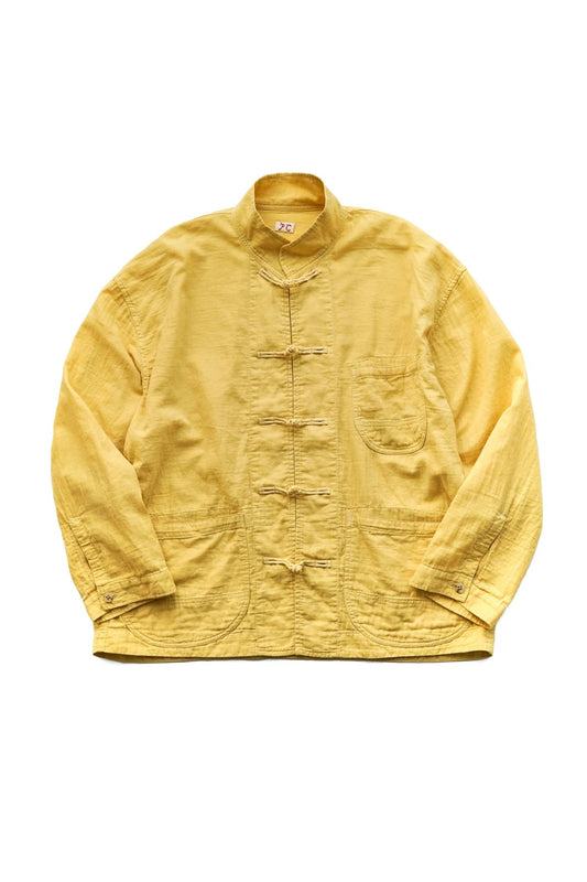 Porter Classic - GAUZE CHINESE JACKET - YELLOW