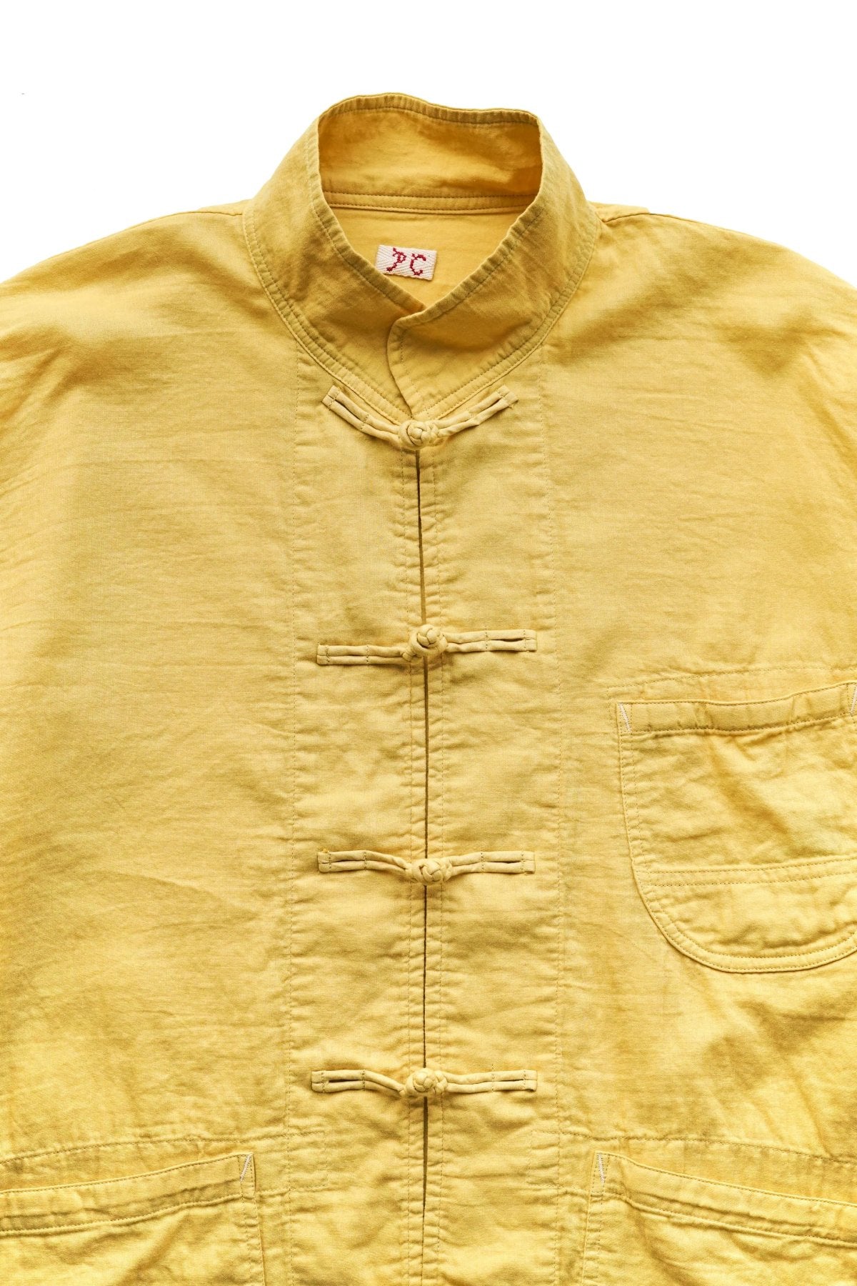 Porter Classic - GAUZE CHINESE JACKET - YELLOW