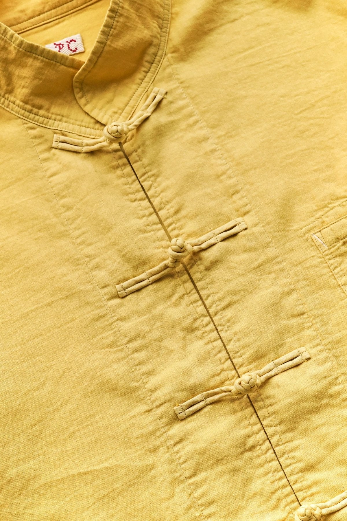 Porter Classic - GAUZE CHINESE JACKET - YELLOW