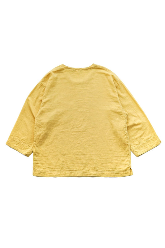 Porter Classic - GAUZE CREWNECK - YELLOW