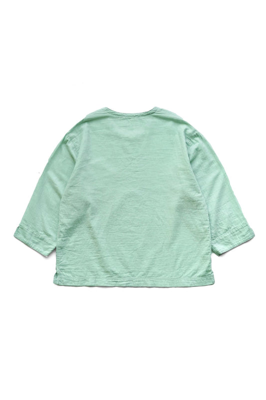 Porter Classic - GAUZE CREWNECK - TURQUOISE