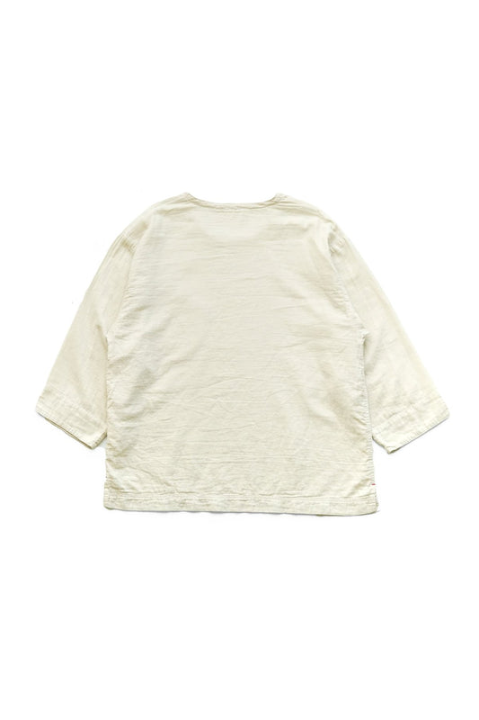 Porter Classic - GAUZE CREWNECK - OFF WHITE