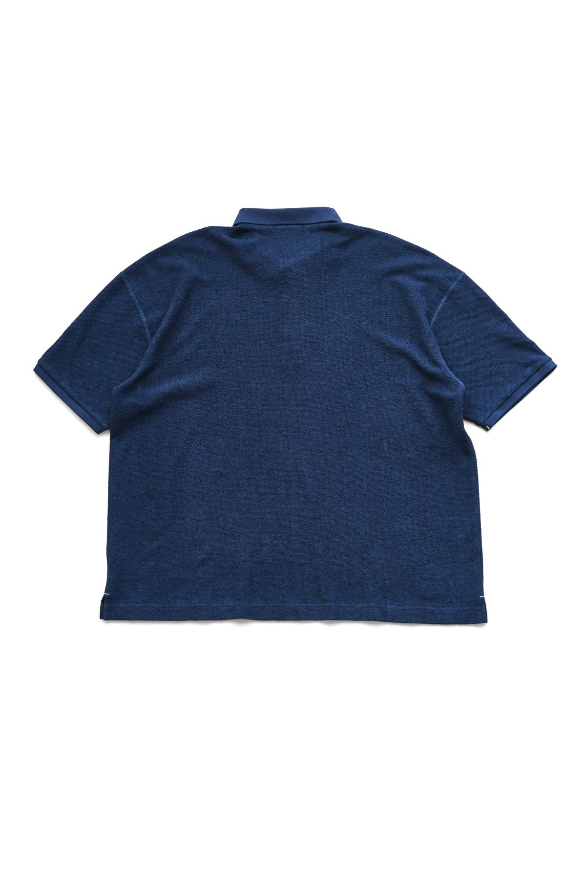 Porter Classic - SUMMER PILE POLO SHIRT - NAVY