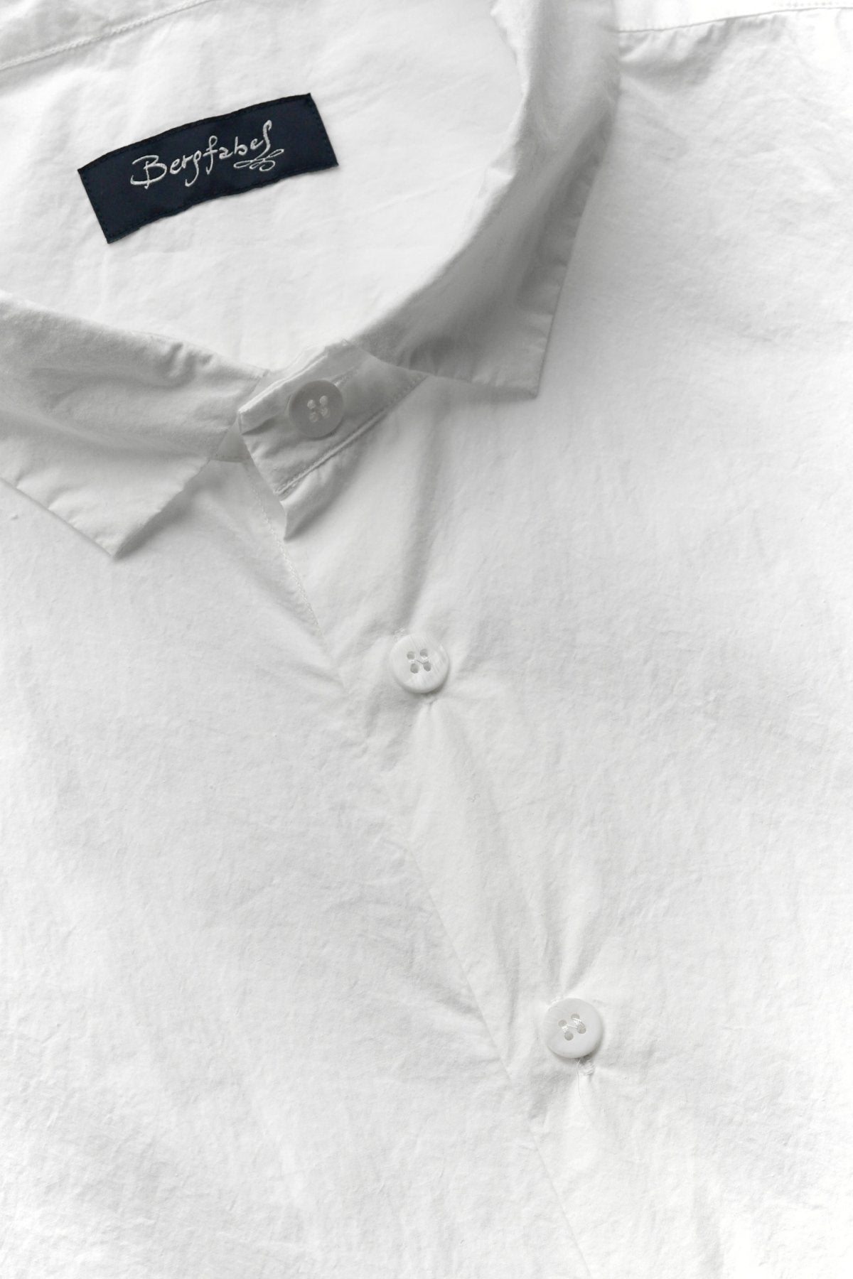 Bergfabel - LONG FARMER SHIRT - WHITE