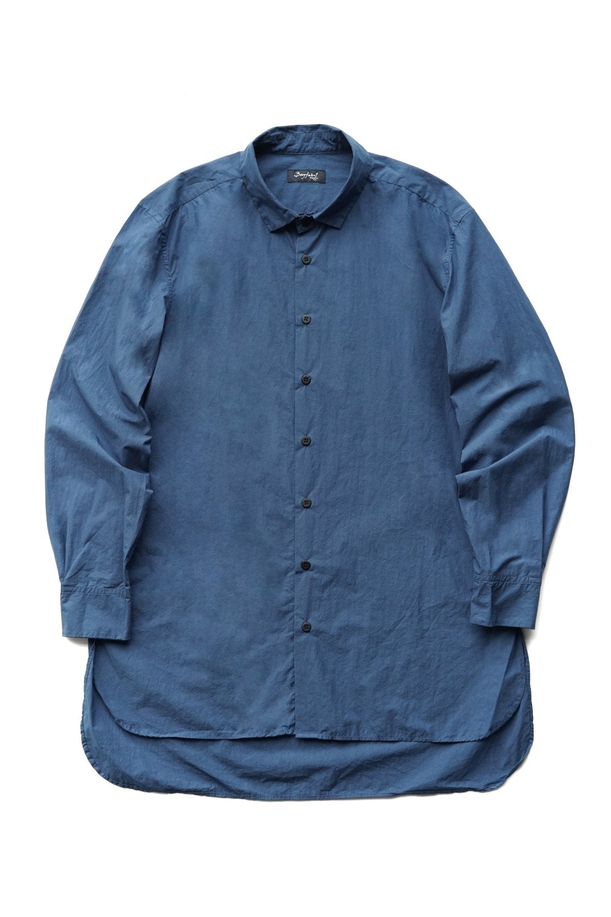 Bergfabel - LONG FARMER SHIRT - BLUE