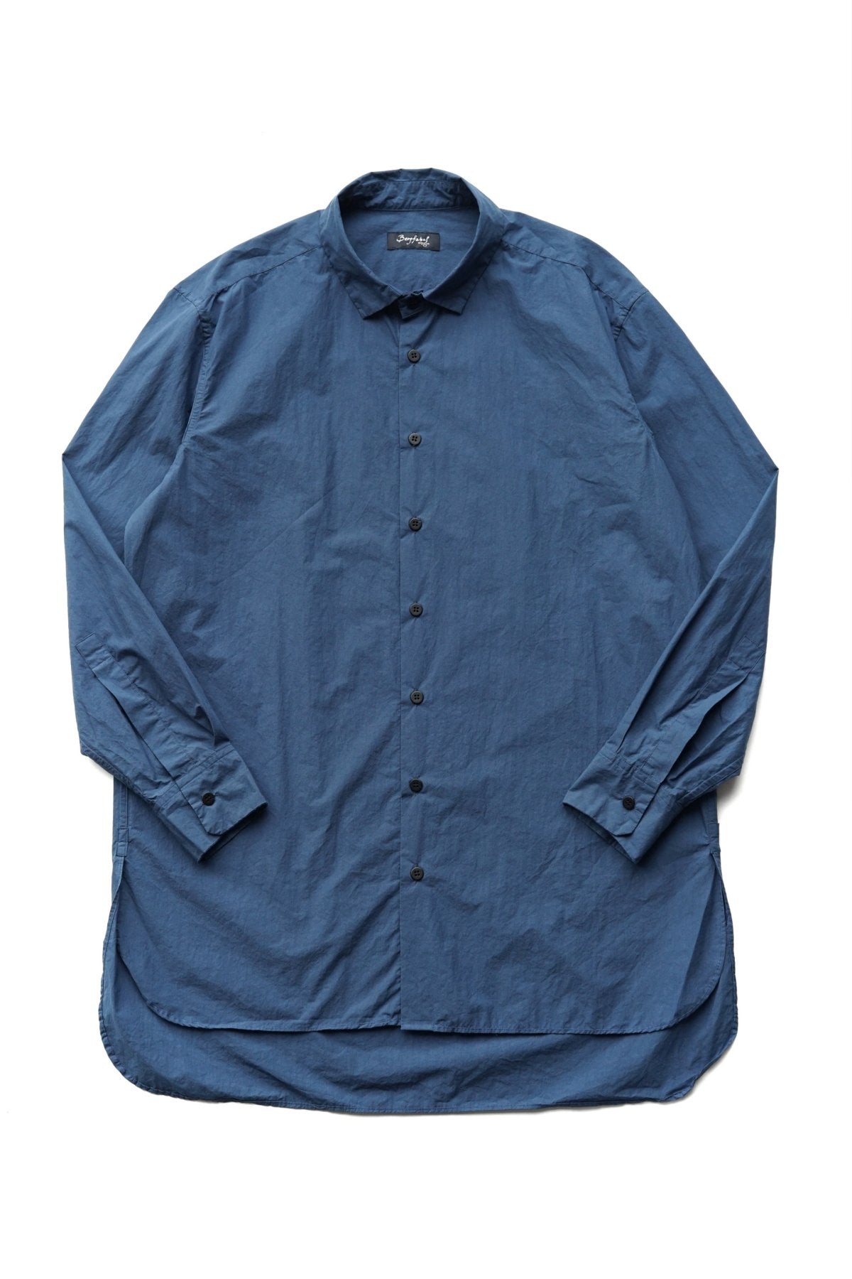 Bergfabel - LONG FARMER SHIRT - BLUE