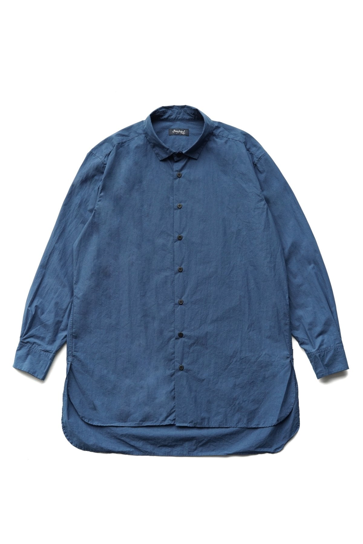 Bergfabel - LONG FARMER SHIRT - BLUE