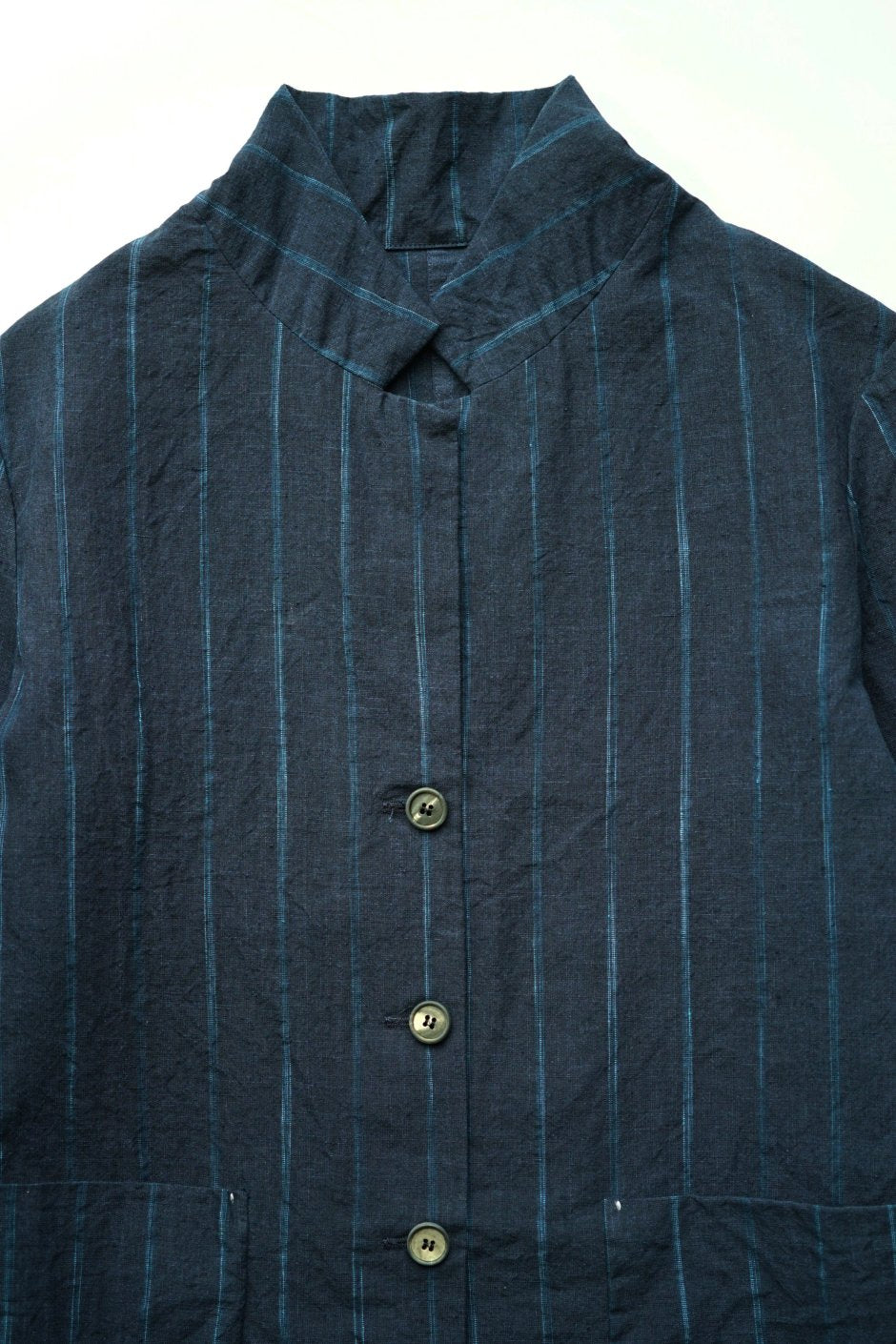 Bergfabel - WALKING JACKET - NAVY STRIPE