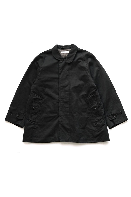 OLD JOE - FLY FRONT DUSTER JACKET - BLACK