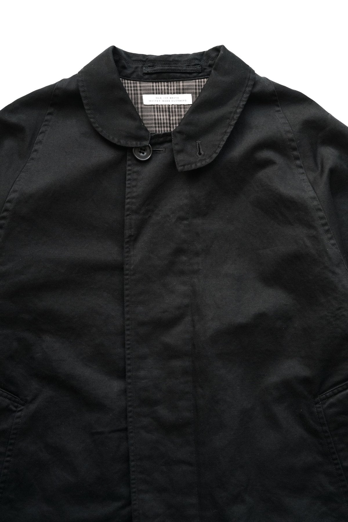 OLD JOE - FLY FRONT DUSTER JACKET - BLACK