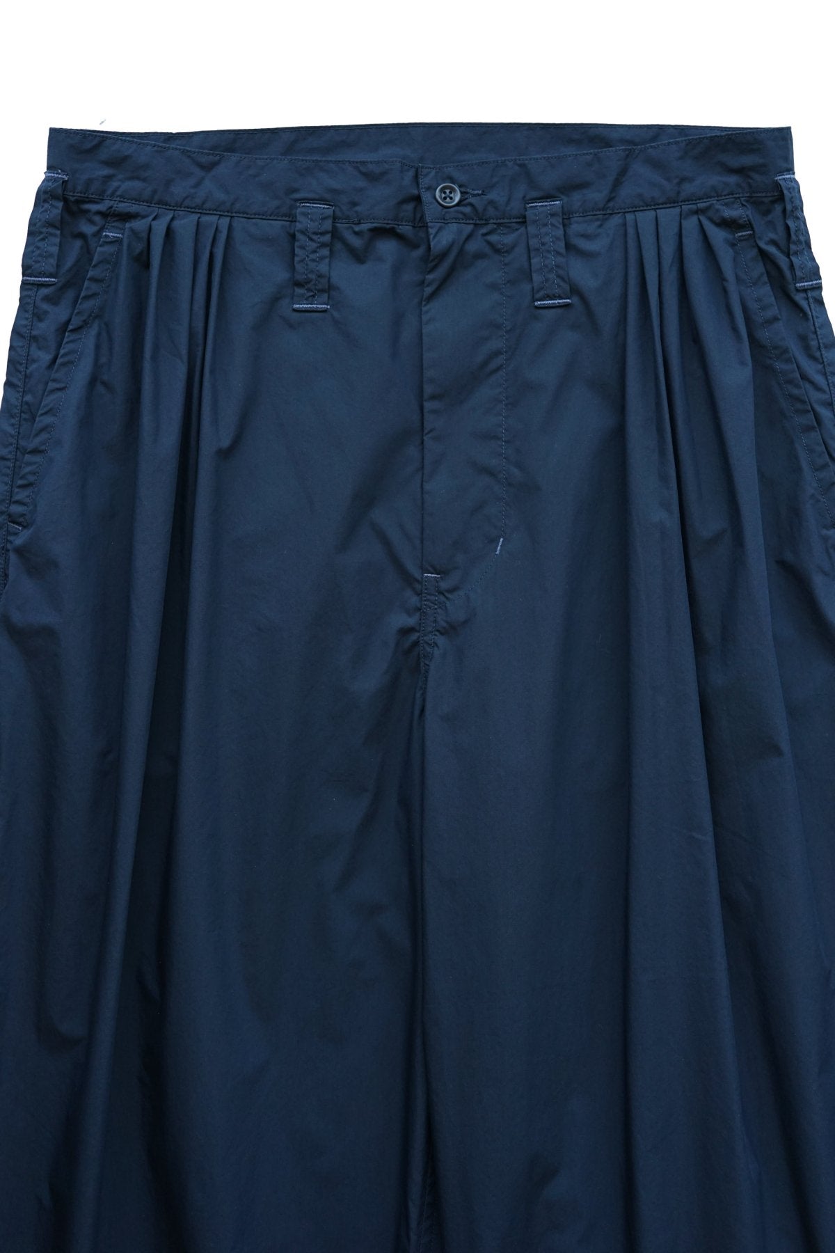 Porter Classic - POPLIN BEBOP PANTS - NAVY