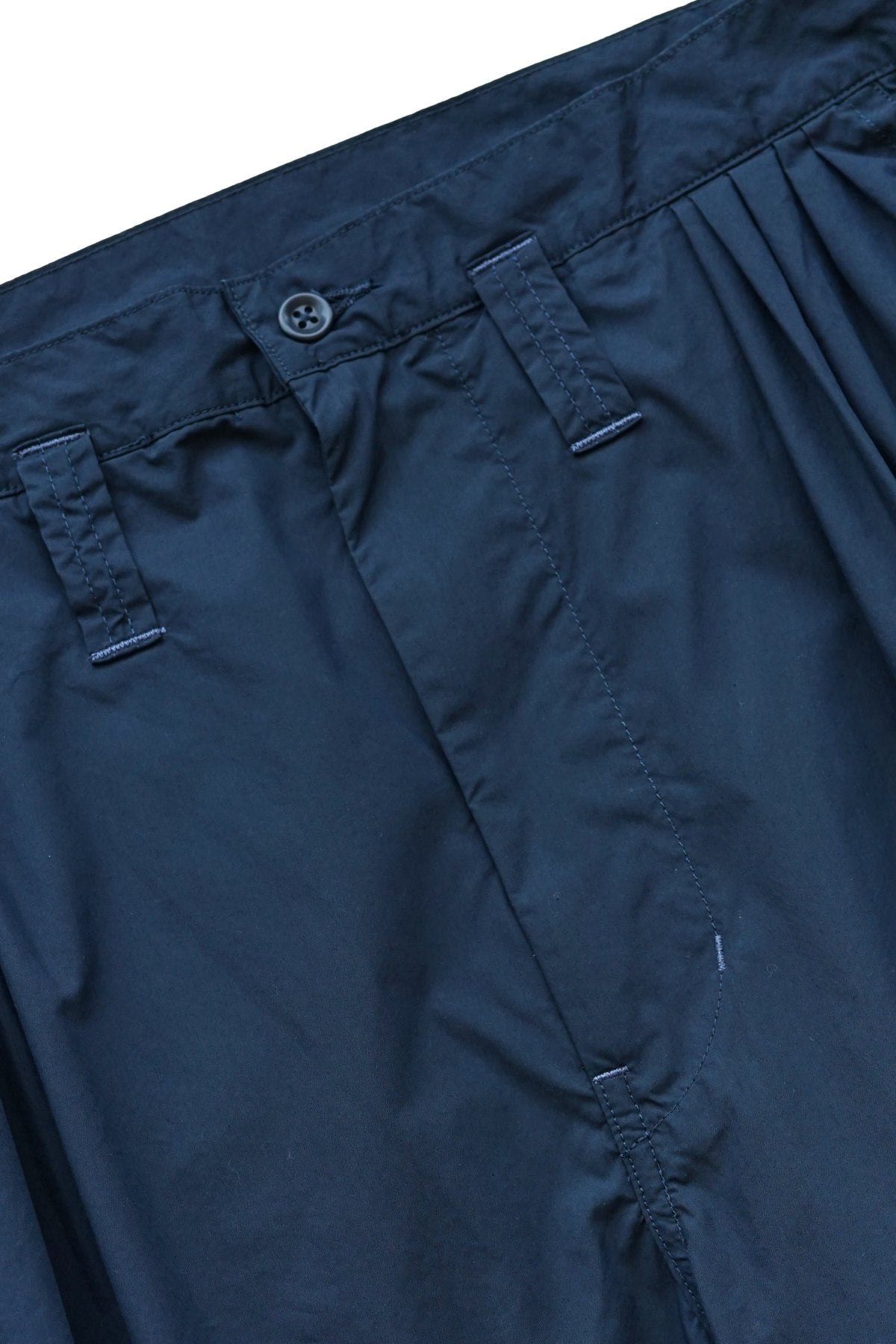 Porter Classic - POPLIN BEBOP PANTS - NAVY