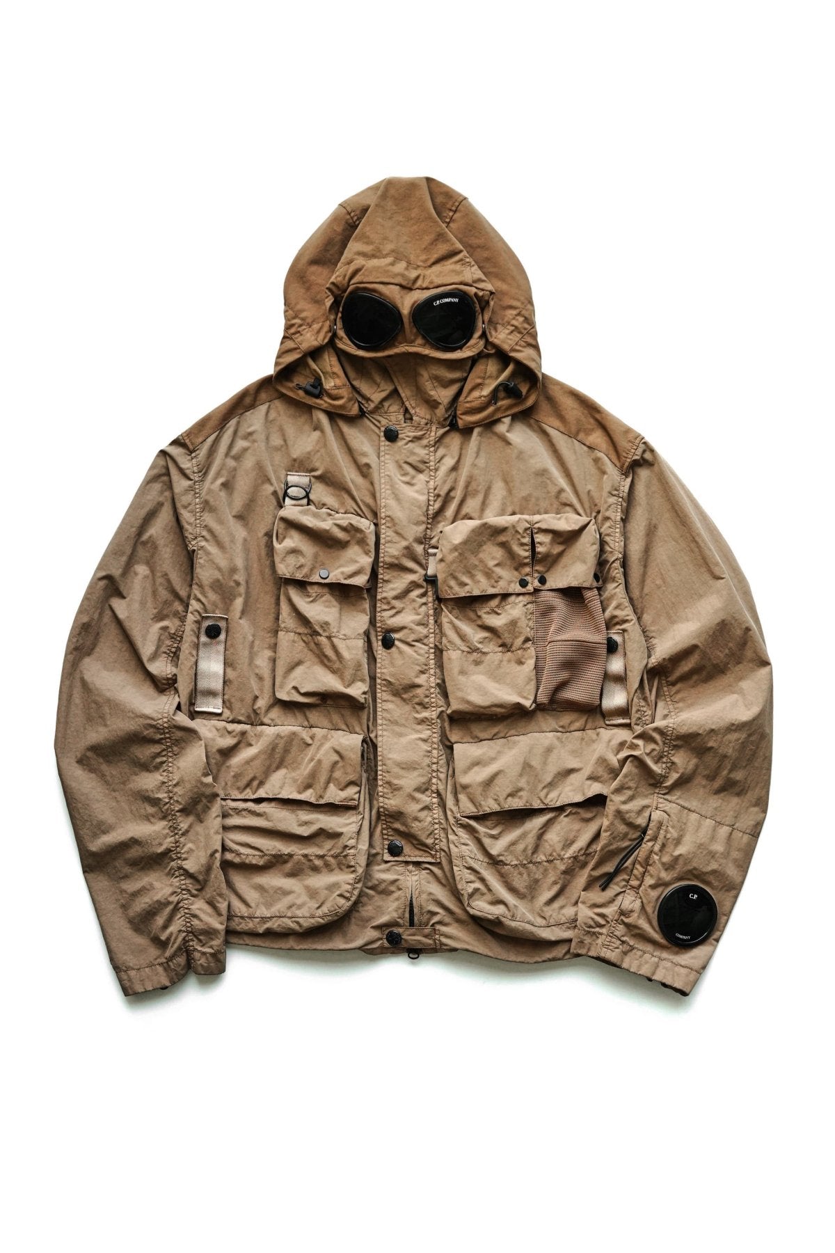 C.P. COMPANY - FLATT NYLON LA MILLE JACKET - FRIAR BROWN