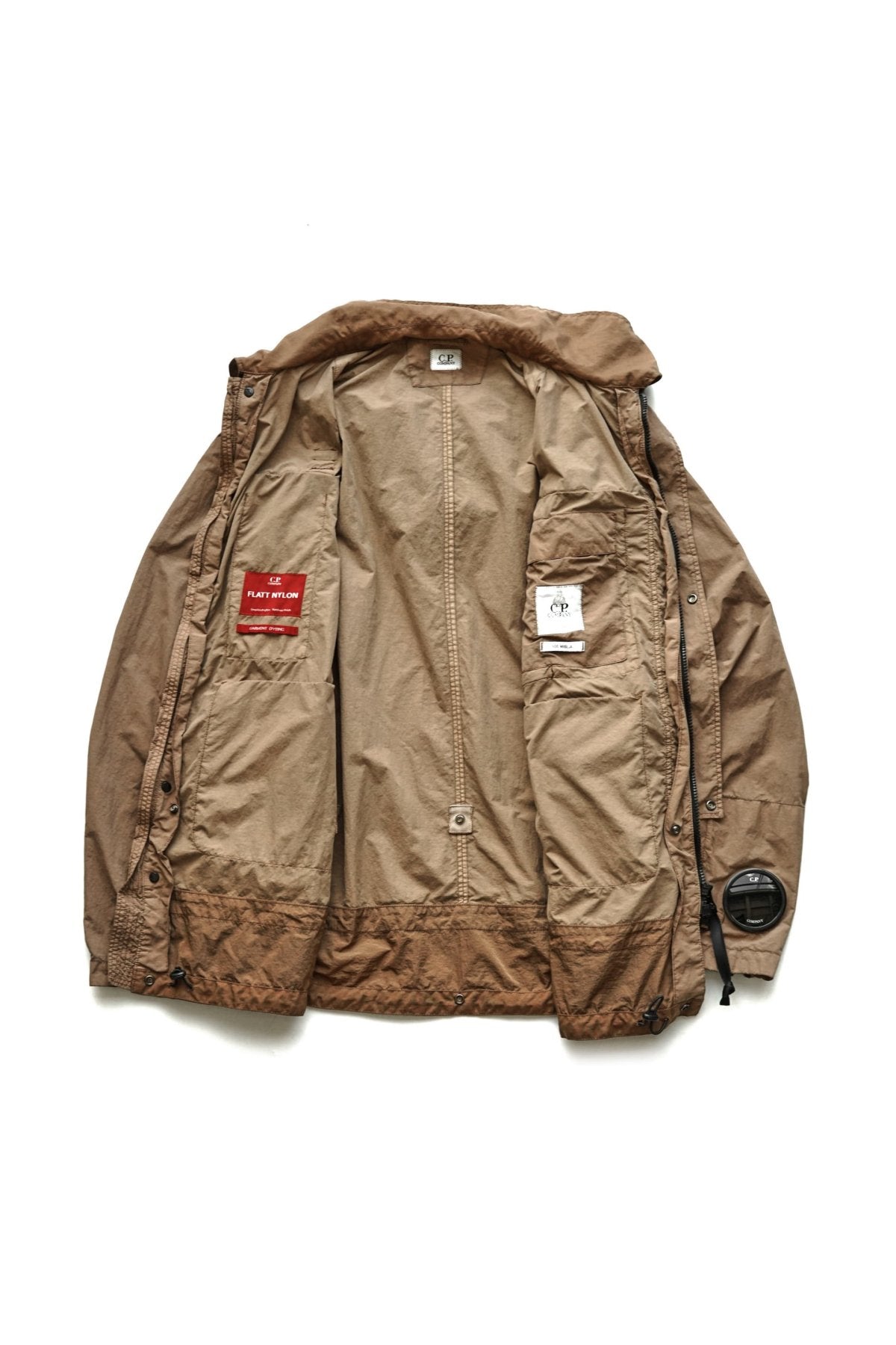 C.P. COMPANY - FLATT NYLON LA MILLE JACKET - FRIAR BROWN