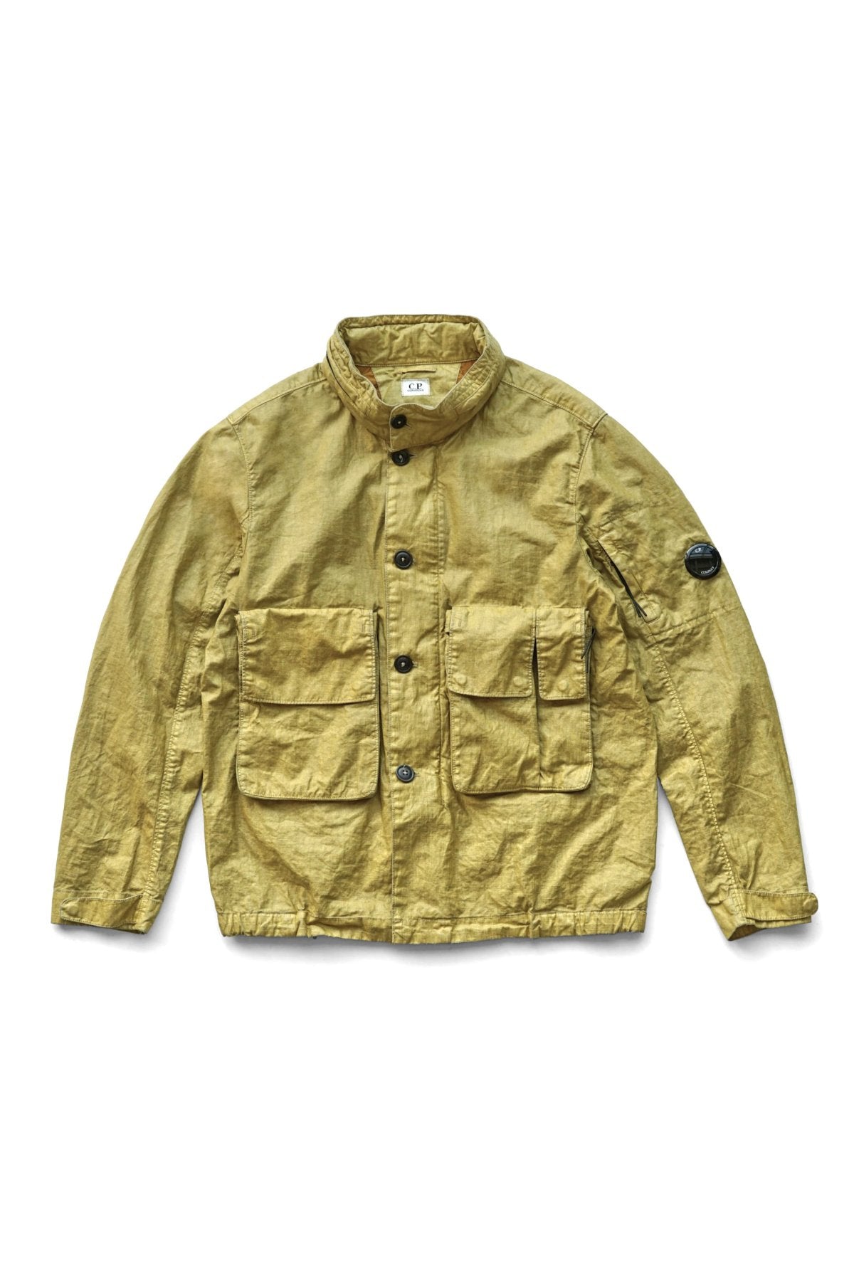 C.P. COMPANY - LINO WAX MEDIUM JACKET - NUGGET GOLD