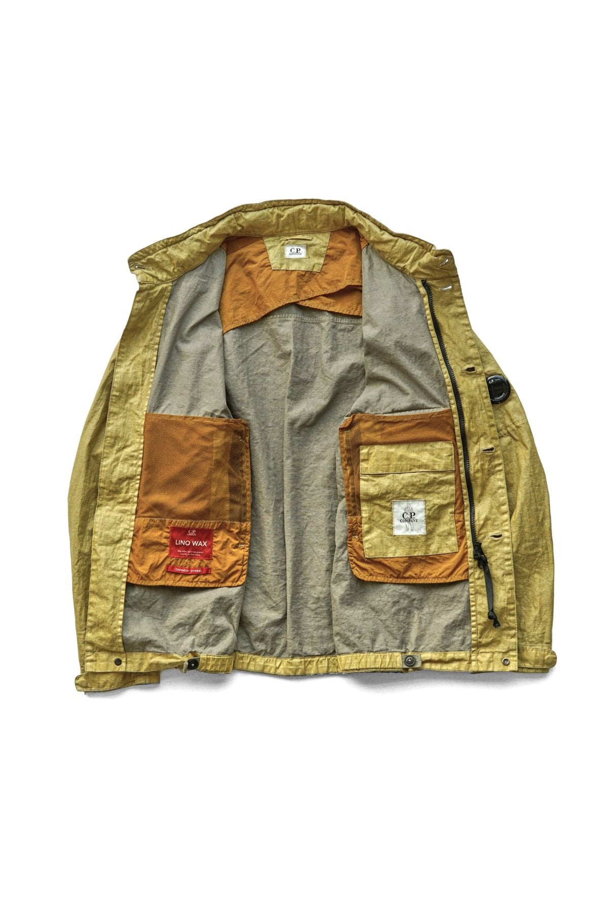 C.P. COMPANY - LINO WAX MEDIUM JACKET - NUGGET GOLD