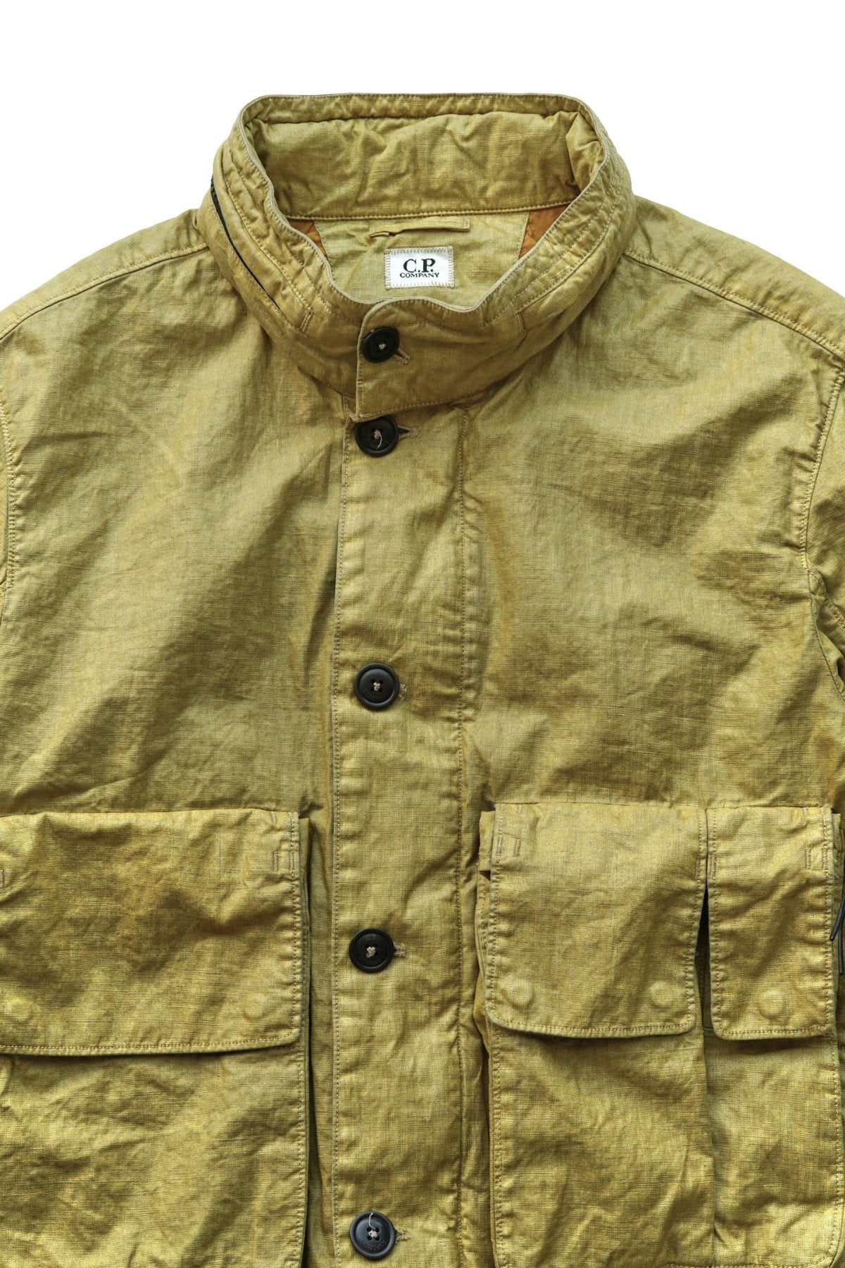 C.P. COMPANY - LINO WAX MEDIUM JACKET - NUGGET GOLD