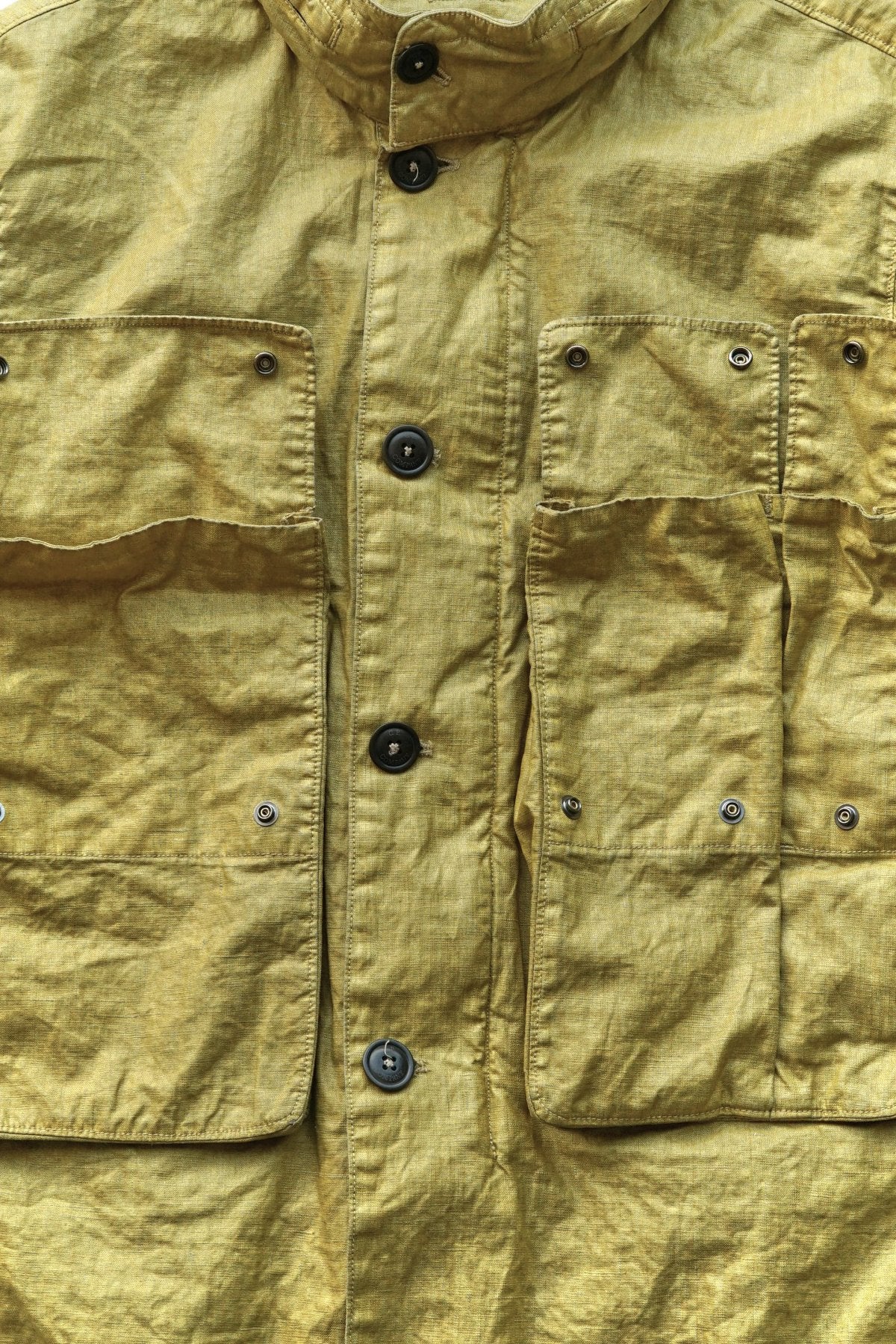 C.P. COMPANY - LINO WAX MEDIUM JACKET - NUGGET GOLD