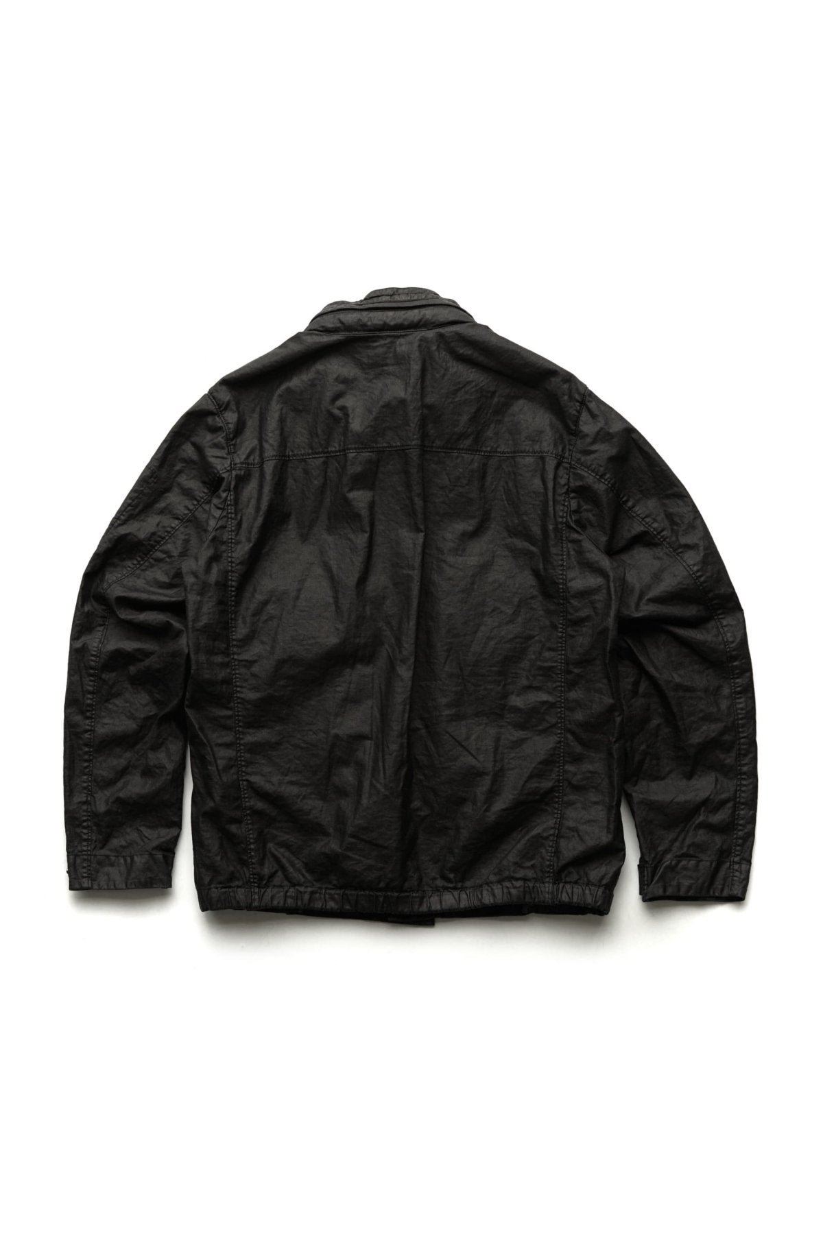 C.P. COMPANY - LINO WAX MEDIUM JACKET - BLACK