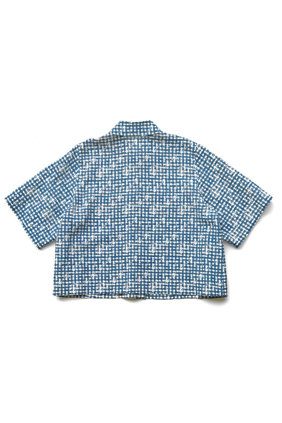 Sen'en Fujita avec humoresque - POCKET SHIRT - GINGHAM BLUE